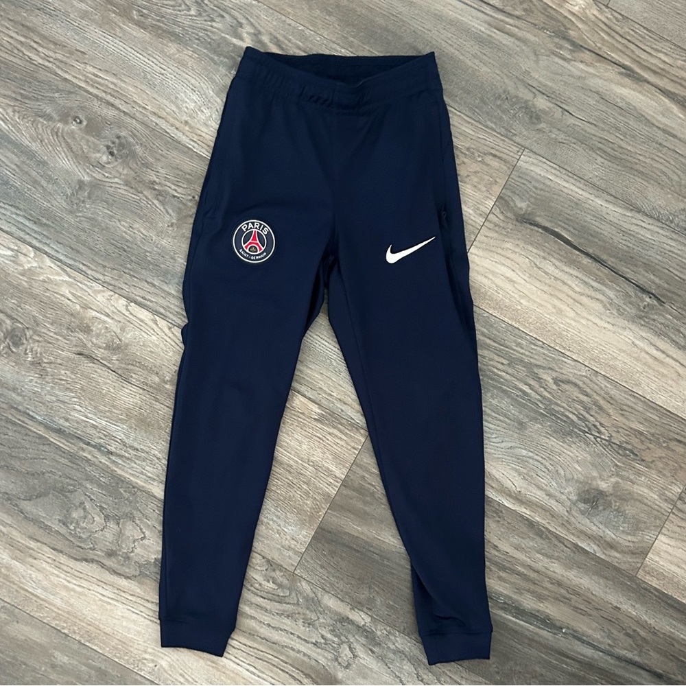 Nike PSG Paris saint germain blue athletic joggers boys XS 5 5t